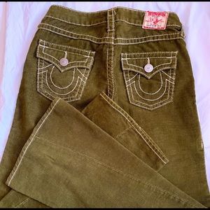 vintage low rise joey corduroy flares